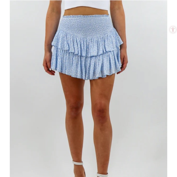 Size Small Rock N Rags “Sunshine Daydream” Skirt w/ built in shorts **WORN ONCE - Picture 2 of 3